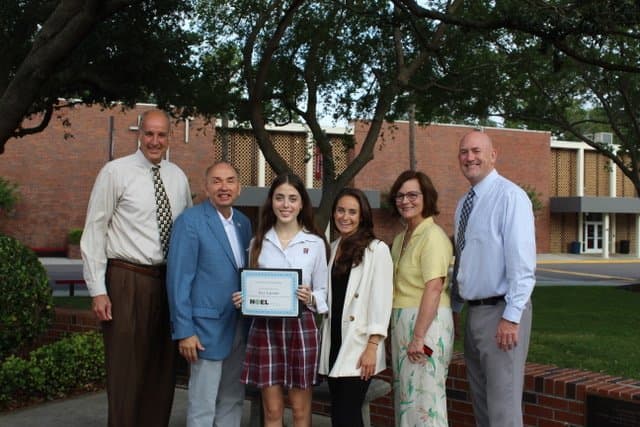 Ava Larson, Noel Soccer Foundation scholarship recipient